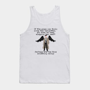 Castiel, Pizza Man and the Babysitter Tank Top